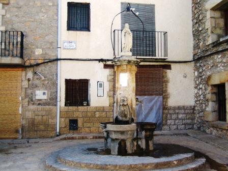 Plaza de Xodos y su Fuente (Castellón)